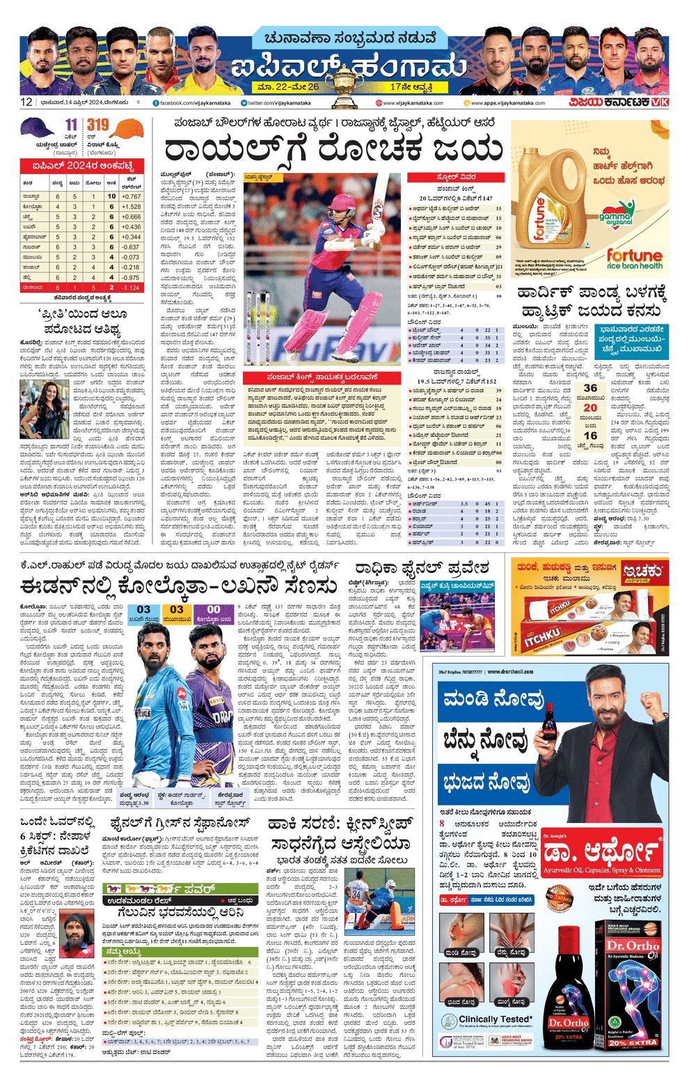 Vijaya Karnataka ePaper- Vijaya Karnataka online, Kannada epaper ...